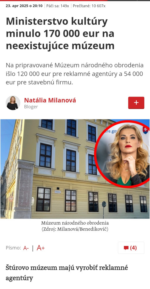 Aj tu sme pri konsolidácii